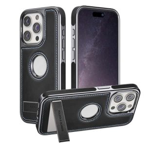 Premium leather phone case for iPhone 18 Pro